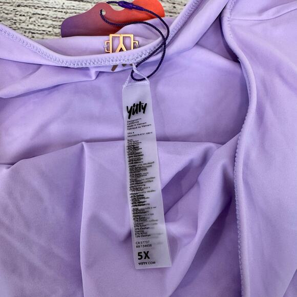 Yitty Plus Size Light Purple Shaping Two Piece Swimsuit Size 5X (26/28) - Picture 13 of 14